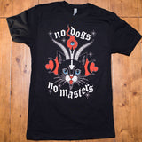 NO DOGS NO MASTERS TEE